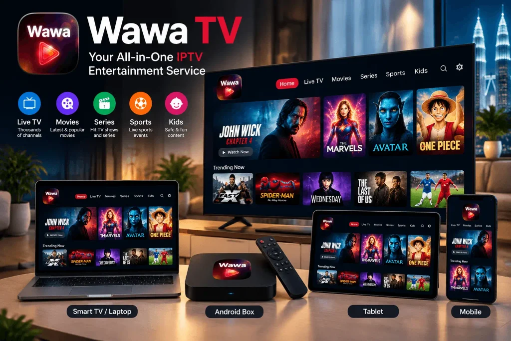 Watch Wawa TV on Smart TV mobile and tablet devices